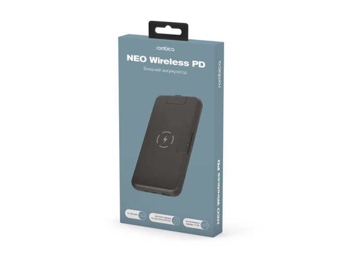Внешний беспроводной аккумулятор «NEO Wireless PD», 10000 mAh — изображение 6