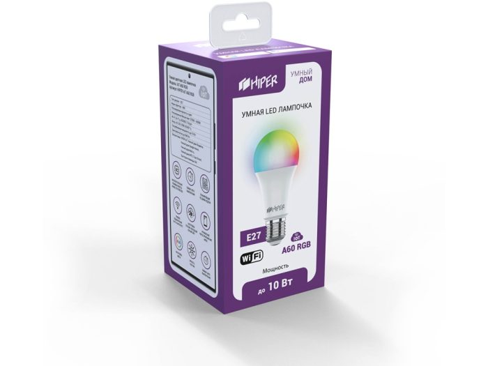 Умная LED лампочка «IoT A60 RGB» — изображение 2