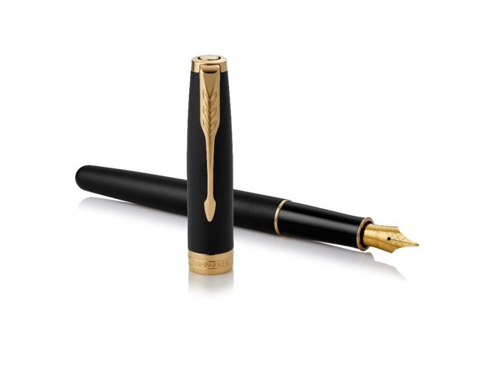 Ручка перьевая Parker «Sonnet Matt Black GT» — изображение 2