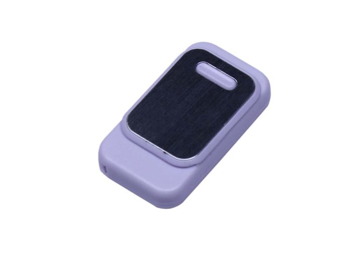 USB 2.0- флешка промо на 8 Гб прямоугольной формы, выдвижной механизм — изображение 2