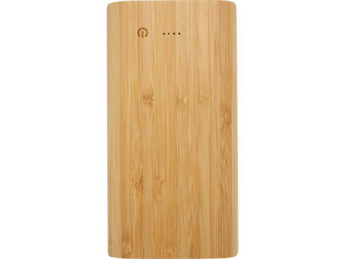 Портативное зарядное устройство «Tulda» из бамбука, 20000 mAh — изображение 2