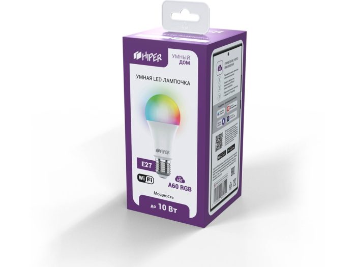 Умная LED лампочка «IoT A60 RGB» — изображение 3