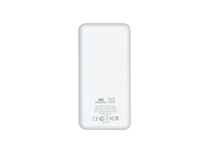 Внешний аккумулятор с дисплеем и быстрой зарядкой QC/PD VA2572, 20000 mAh — изображение 3