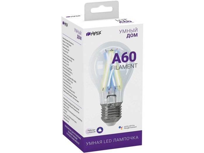 Умная LED лампочка «IoT A60 Filament» — изображение 2
